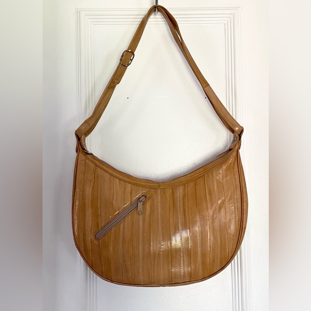 👜SALE👜Gorgeous Vintage Eel Skin Shoulder Bag